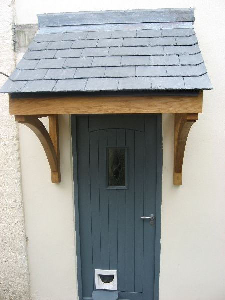 Quality Woodworks » Oak door canopy and Front door u2026 | Home