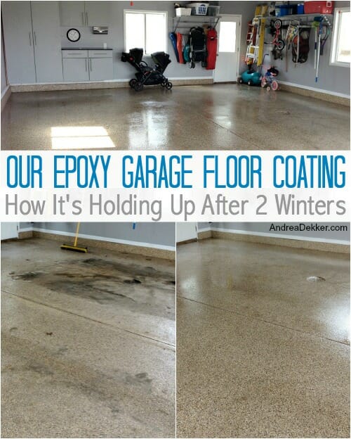 Our Epoxy Garage Floor Coating: How It's Holding Up After 2 Winters
