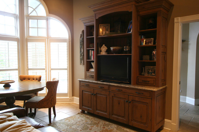 Classic Cupboards Cabinetry for Living Spaces - Traditional - Living