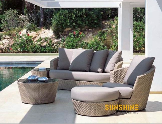 Garden Lounge Sofa - Outdoor Furniture|Modern Rattan furniture|Patio