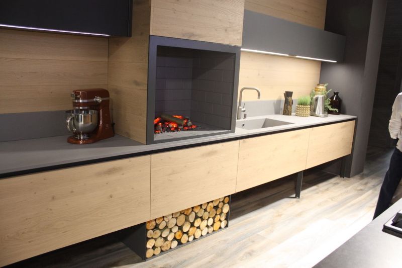 Wood Kitchen Cabinets Just One Way to Feature Natural Material