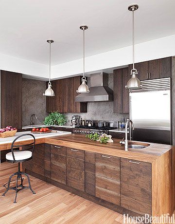 Modern wood kitchen