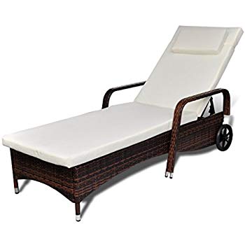 Amazon.com : Festnight Outdoor Patio Chaise Lounge Chair Adjustable