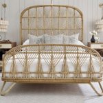 Rattan Bed- holiday atmosphere in the bedroom