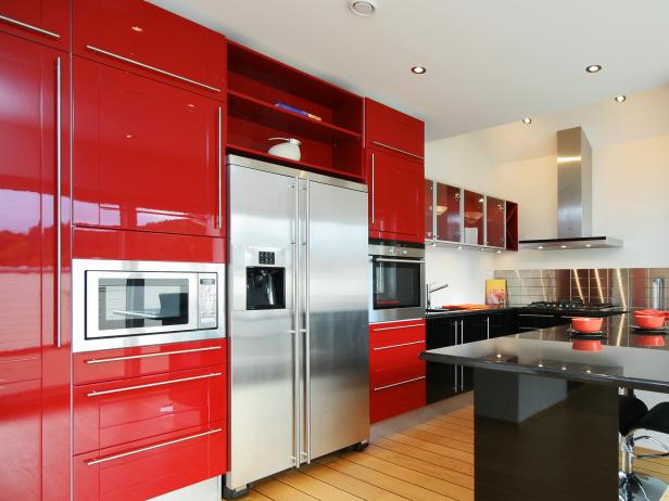 Red Kitchen Cabinets: Pictures, Ideas & Tips From HGTV | HGTV