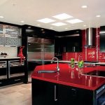 The red kitchen: striking appearance for the modern interior design style