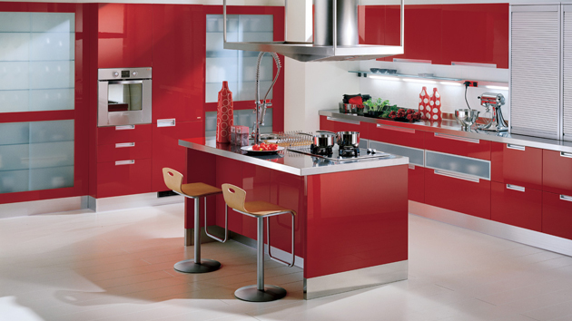 15 Extremely Hot Red Kitchen Cabinets | Home Design Lover
