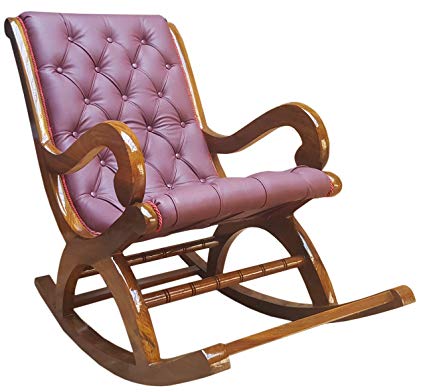 Tayyaba Enterprises Pure Sheesham Wooden Rocking Chair: Amazon.in
