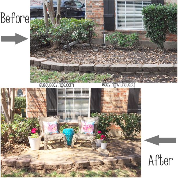 A Stylish & Useful DIY Front Yard Patio! | Frontyard | Pinterest