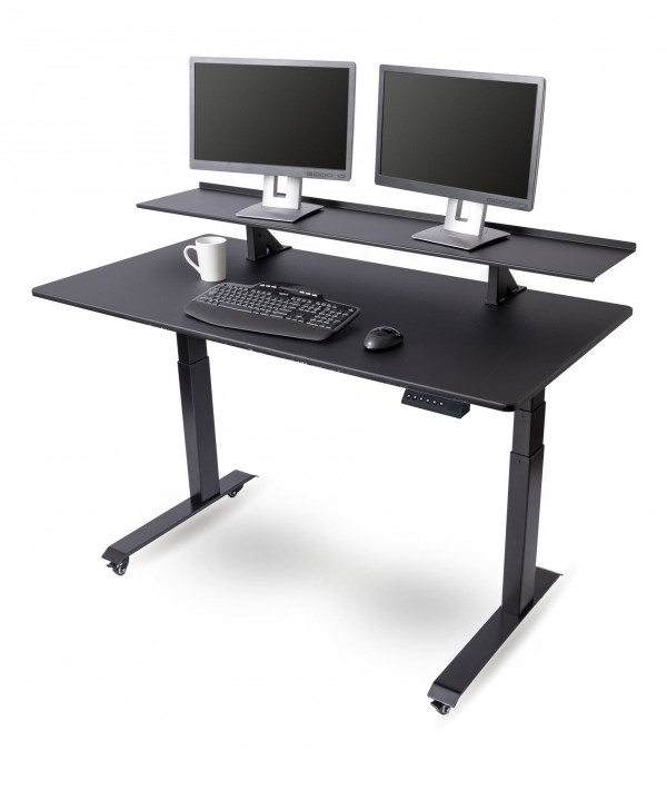 Two-Tier Electric Stand Up Desk | Stand Up Desk Store