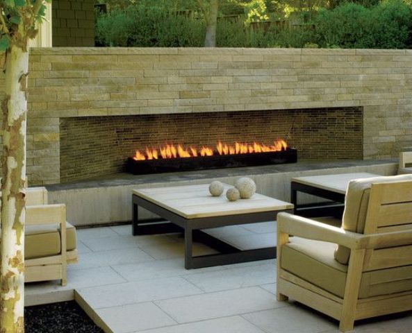 33 Gorgeous Outdoor Fireplaces That Make Your Terrace Inviting