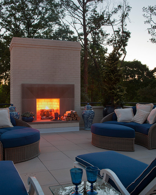 20 Rooftop Terrace Fireplace And Fire Pit Design Ideas To Relax And