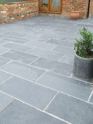 Terrace slabs of bluestone