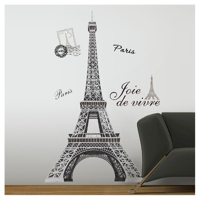 RoomMates Eiffel Tower Peel & Stick Giant Wall Decal : Target