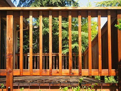 Wooden Balcony Railing, Gate, Grilles, Fences & Railings