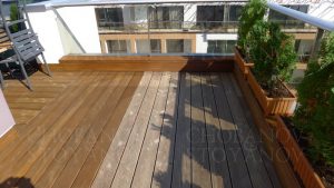 Repair and maintenance of outdoor wooden flooring, wooden deck, teak