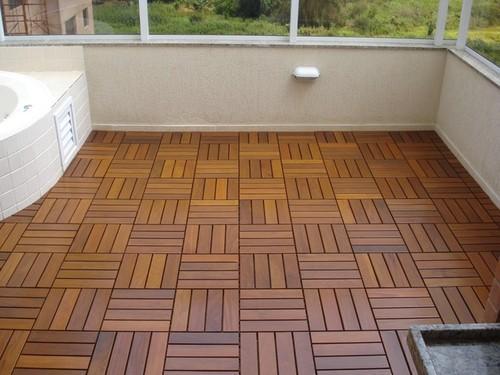 Wooden Tiles For The Terrace