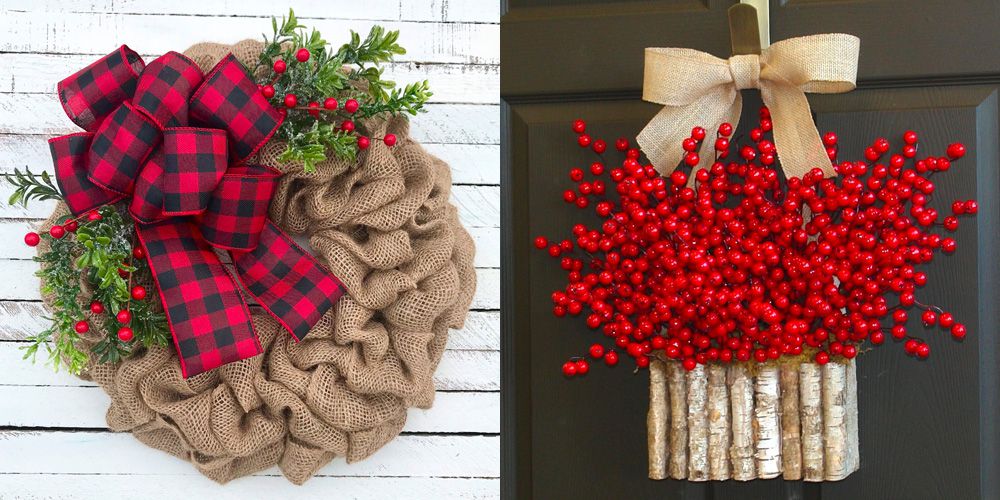 15 Best Christmas Door Decorations - How to Decorate Your Door for