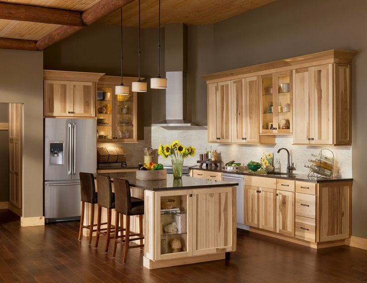10 Amazing Modern Hickory Kitchen Cabinets for Your Home Design