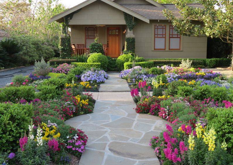 Beautiful Flower Frontyard Ideas, Images Of Front Yard Landscaping