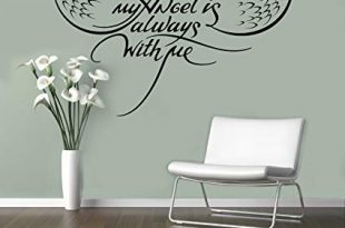 My Angel Always with Me Wall Decal Motivational Quotes Wall Sticker