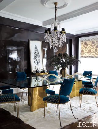 Black And Gold Dining Room Ideas For Inspiration 2
