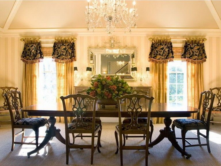 37 Elegant Black And Gold Dining Room Ideas For Inspiration | Dining