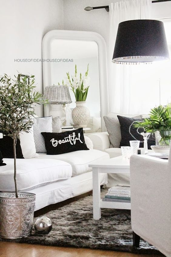 Black White Livingroom Ideas 4