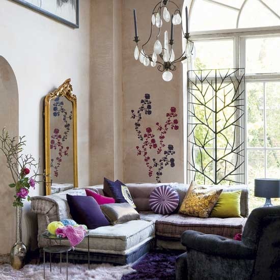 Bohemian Style For Living Room 1
