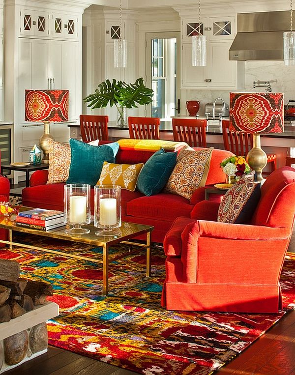 Bohemian Style For Living Room Savillefurniture