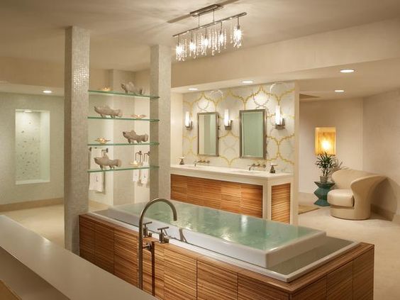 17 Breathtaking Bathrooms With Infinity Bathtubs That No One Can