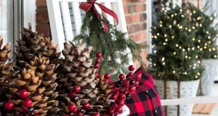 Festive & Frugal Christmas Porch Decor | On Sutton Place Christmas