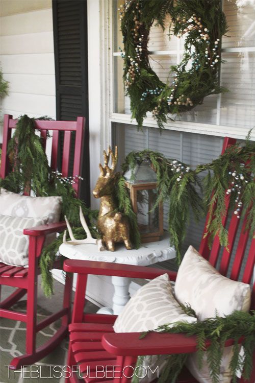 104 best Christmas Porch images on Pinterest | Merry christmas love