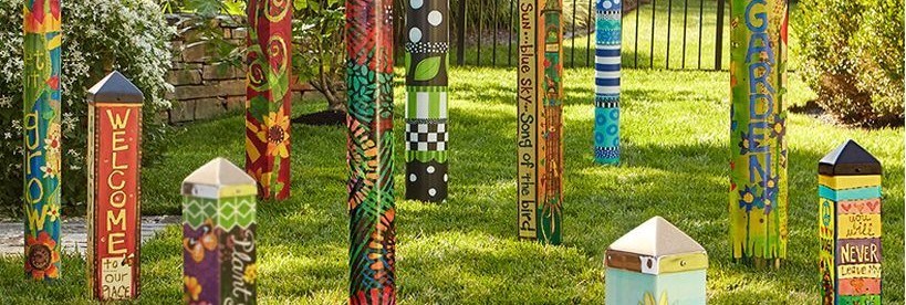 25 Colorful Peace Poles Design Ideas for Your Garden - DecOMG