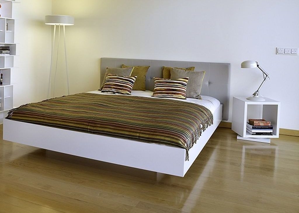 Contemporary Floating Bed Design Ideas 10