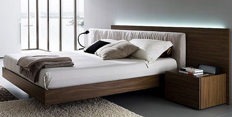 35 Good Contemporary Floating Bed Design Ideas | Bedroom | Bed