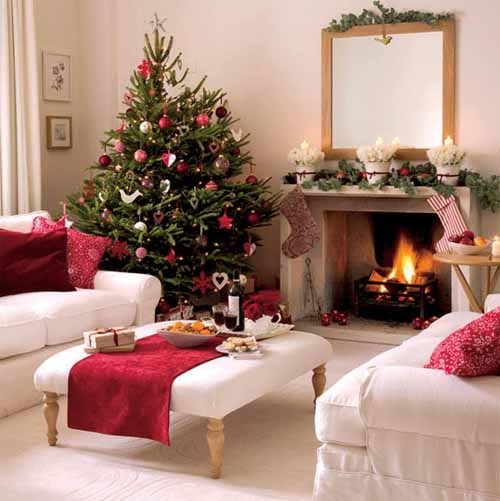 Cool Dreamy Christmas Living Room Decor Ideas 9