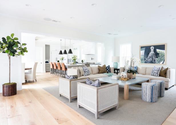 13 Coastal-Cool Living Rooms | HGTV's Decorating & Design Blog | HGTV