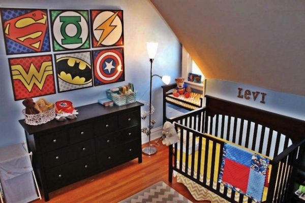 Cool Superhero Themed Room Decoration Design 7