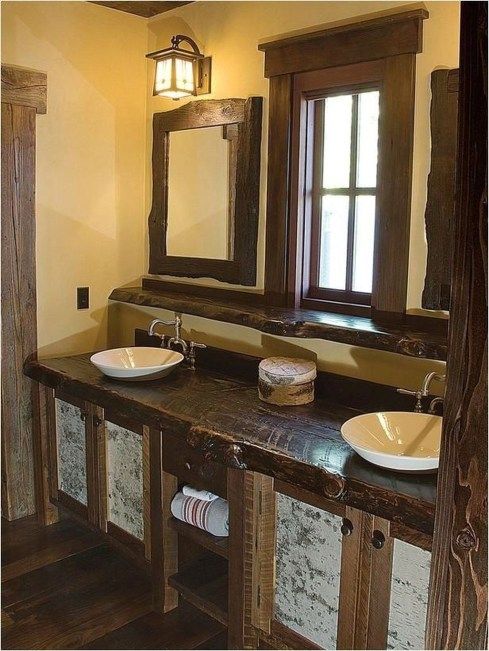 40 Amazing Country Mirror Bathroom Decor Ideas | Bathroom Mirrors