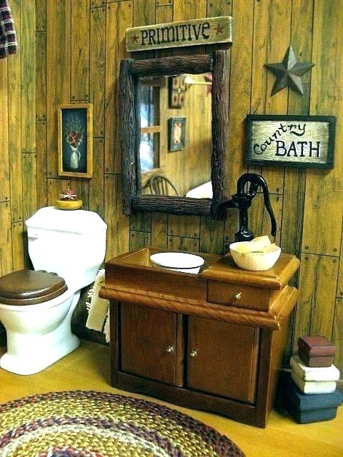 Country Mirror Bathroom Decor Ideas 11