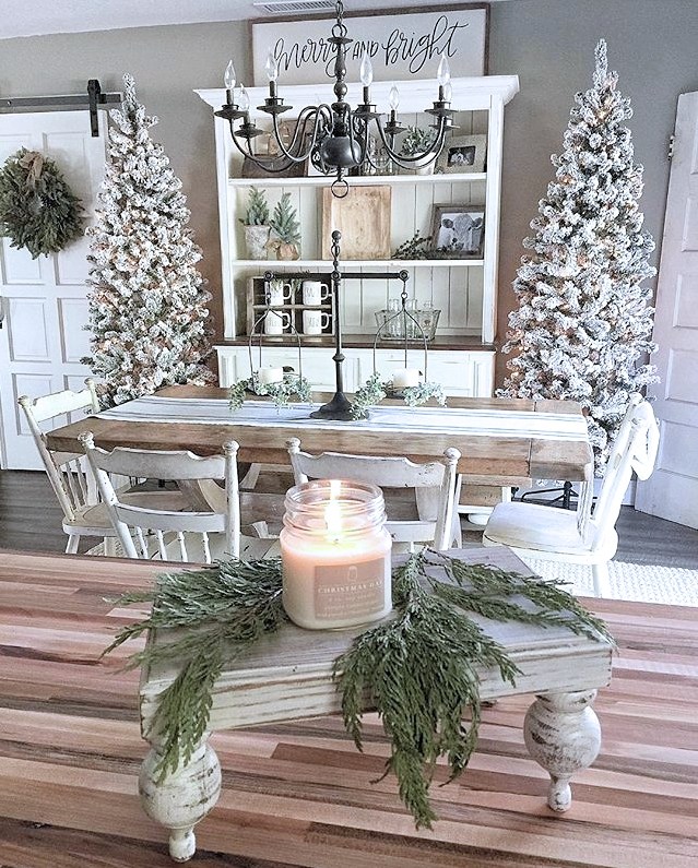 48 Hottest Country Winter Decoration Ideas - HOMAHOMY