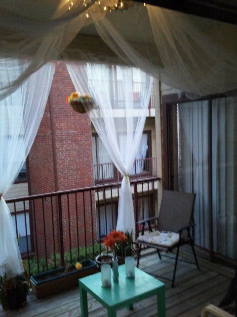 Cozy And Lovely Balcony On A Budget 4