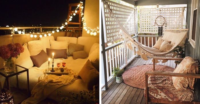 Cozy And Lovely Balcony On A Budget 5