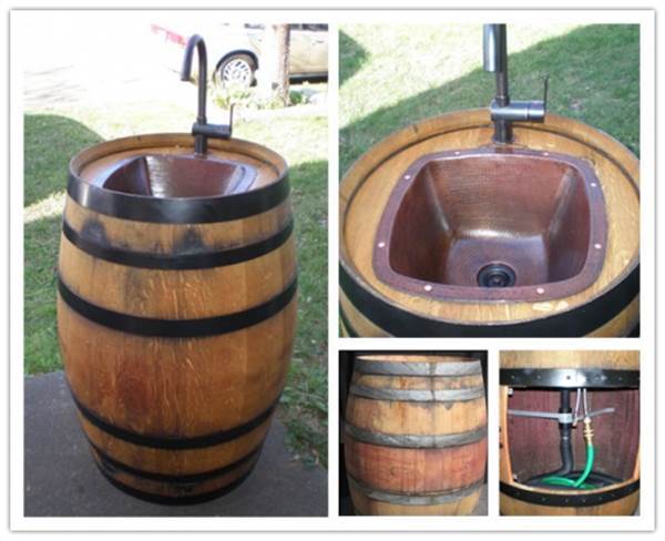 Creative Ideas Using Old Wine Barrels 1