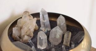 Great idea with displaying your personal crystals in the home