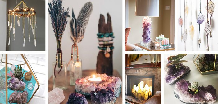 31 Best Decorating Ideas and Designs with Crystals and Stones for 2019