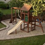 Cute Backyard Garden Playground For Kids