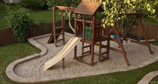 38 Inspiring And Cute Backyard Garden Playground For Kids | Home