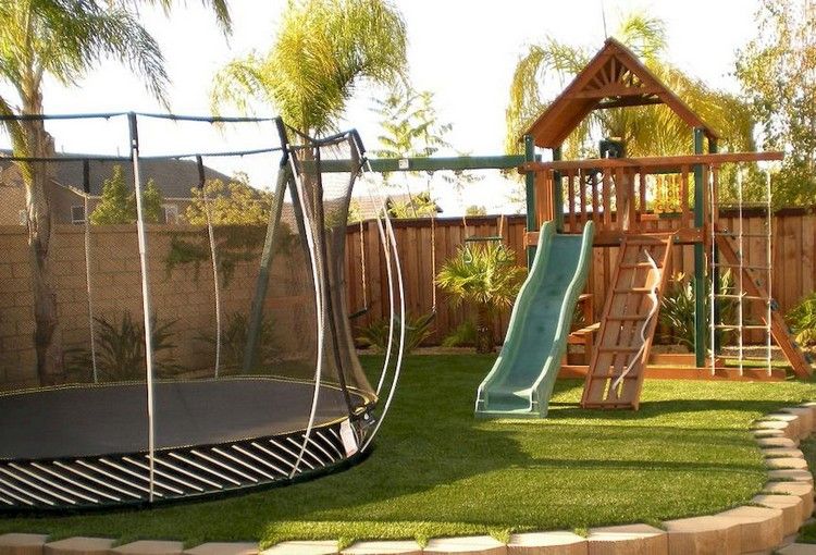 38 Inspiring And Cute Backyard Garden Playground For Kids | home